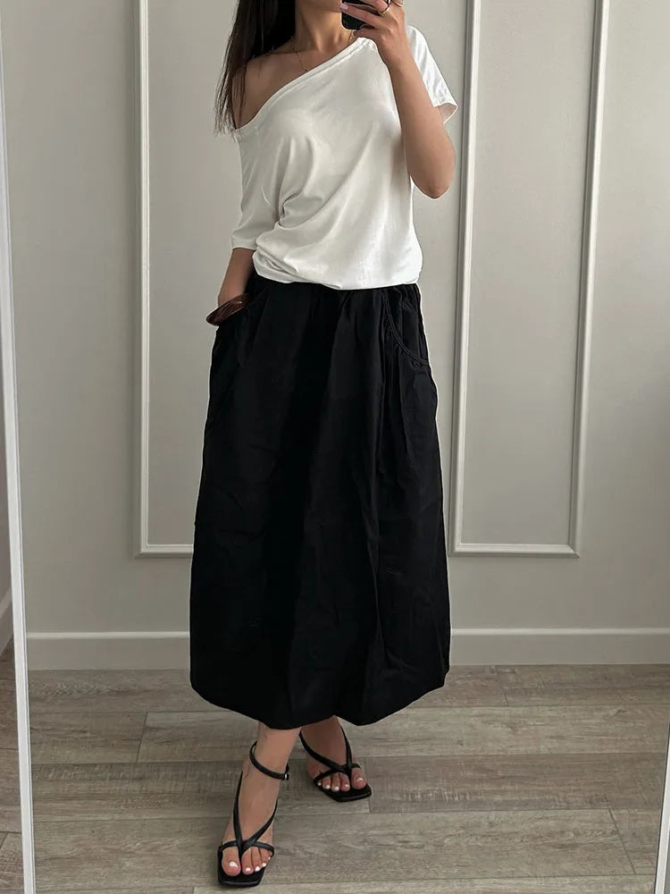 Off-Shoulder Oversized T-Shirt