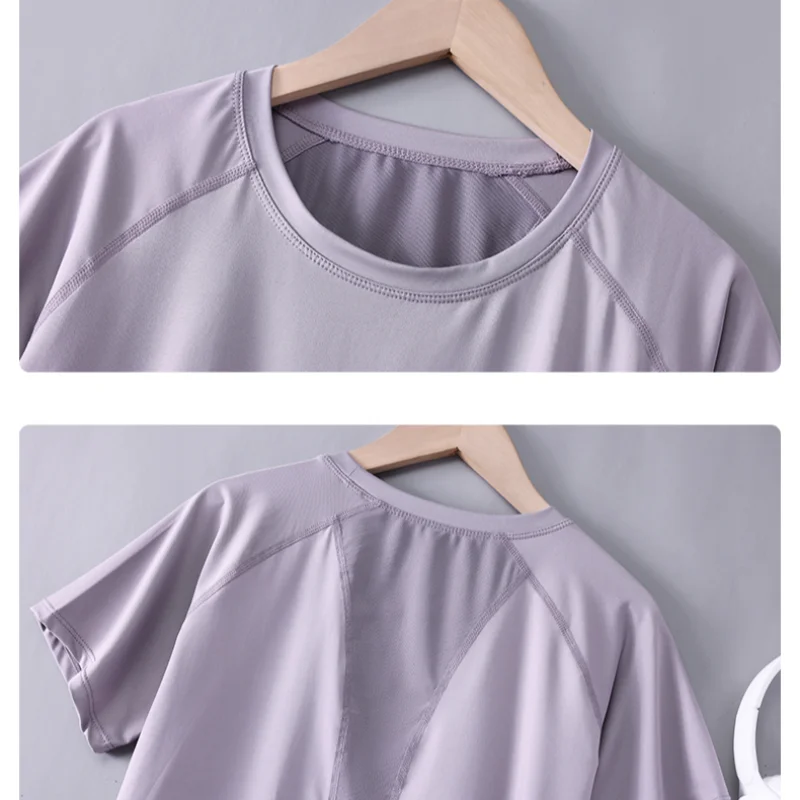 Quick Dry Sports T Shirt Loose Fit Summer Training Top