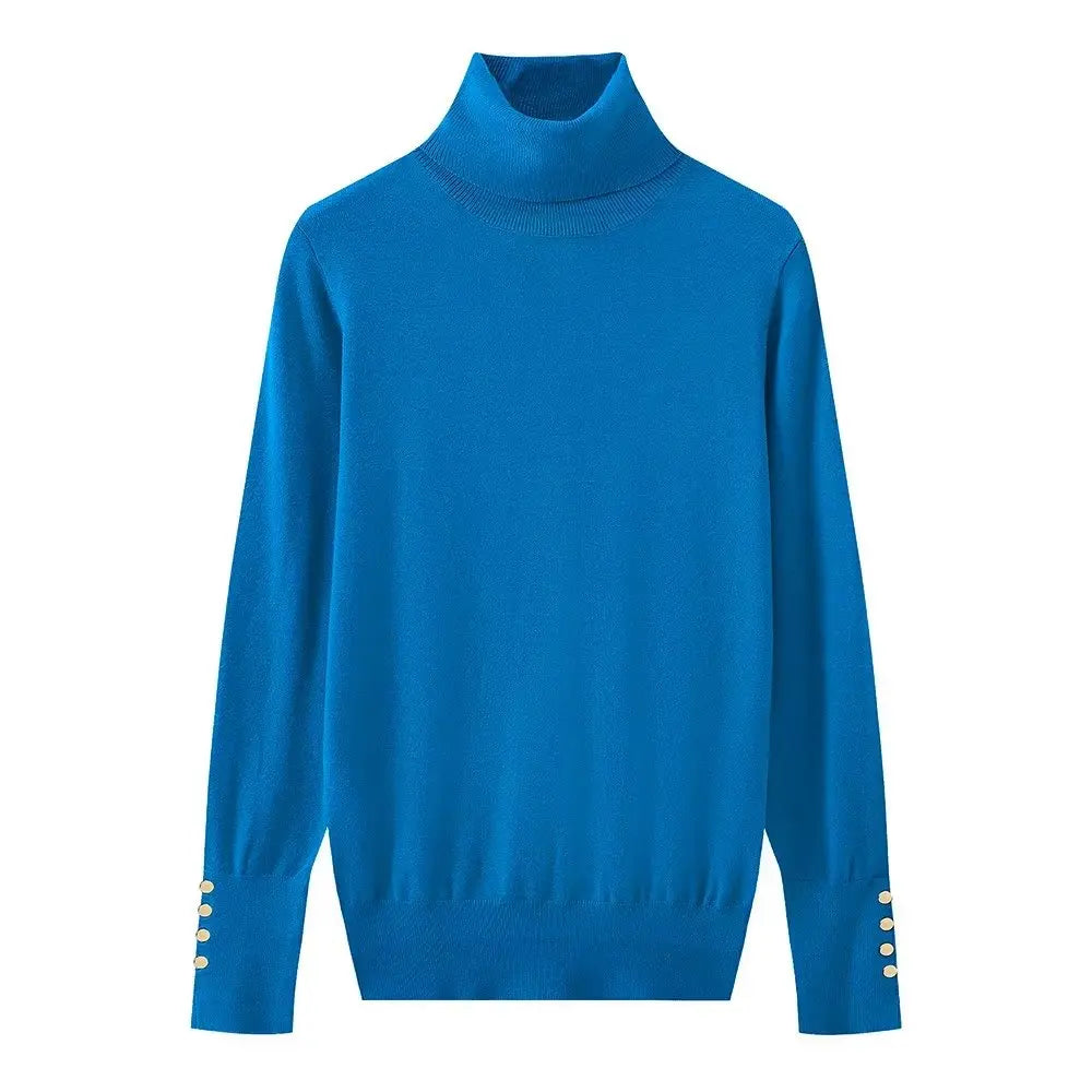Classic Turtleneck Knit Sweater