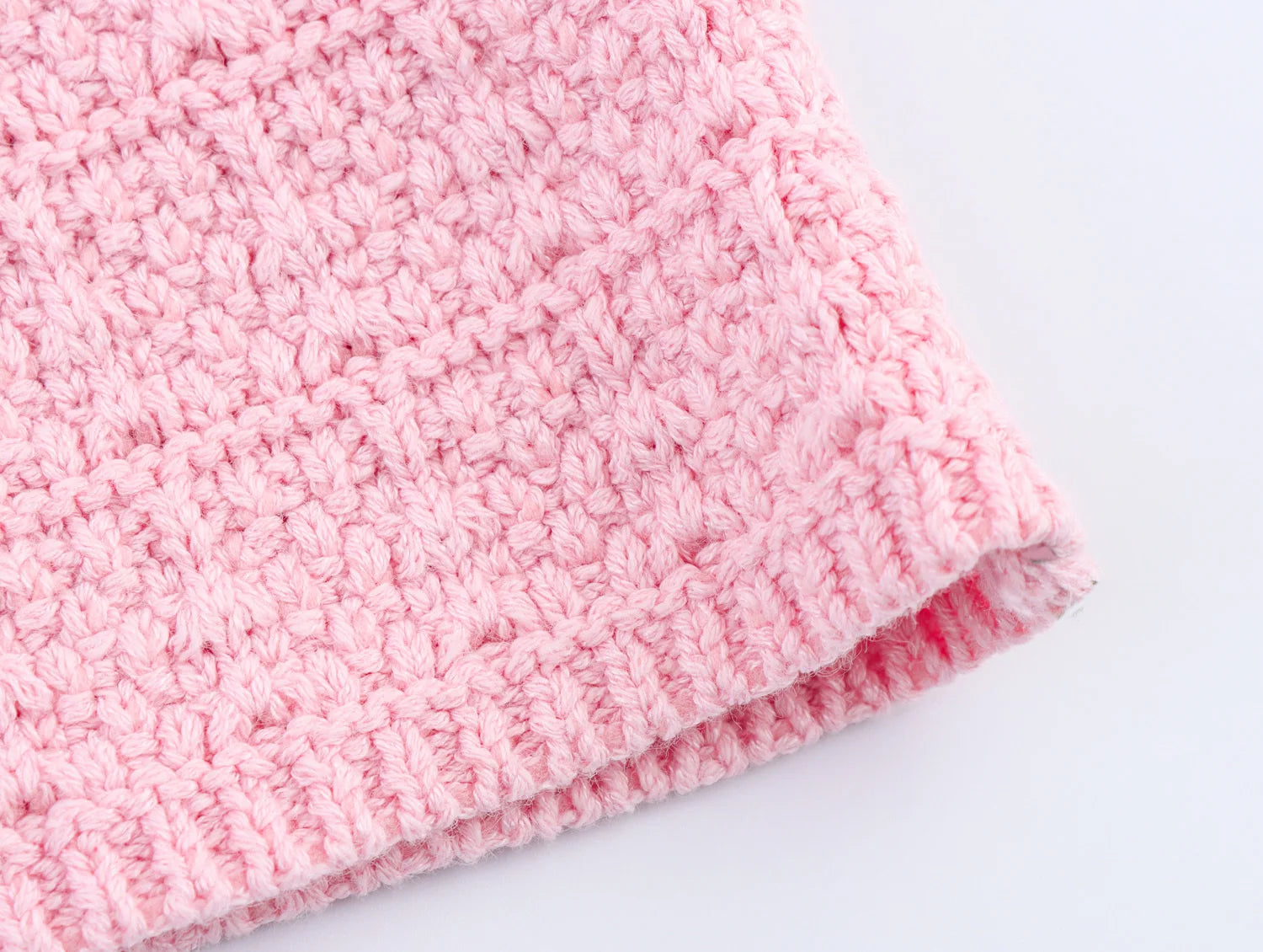 Short-Sleeve Knit Button Cardigan