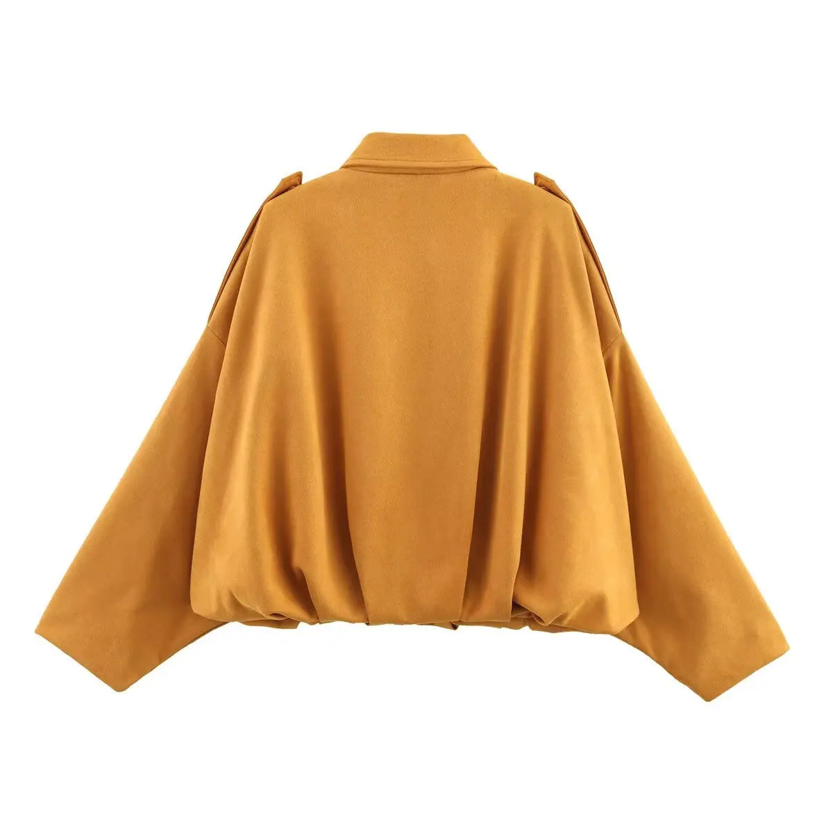 Yellow:: cape on a white background