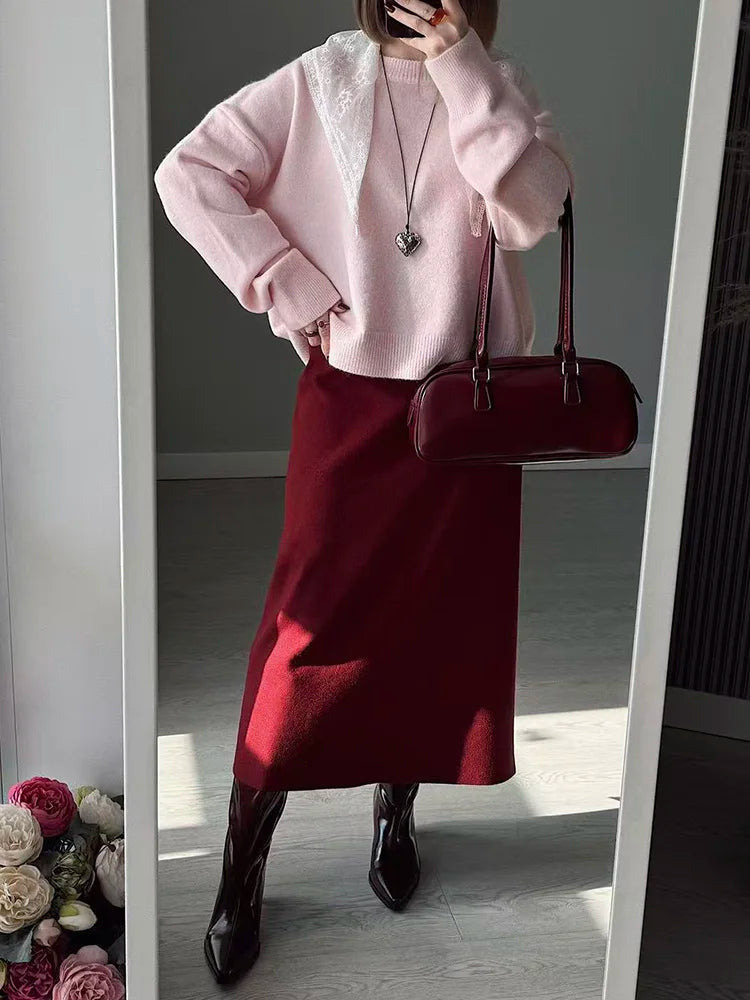 Knit Sweater & Mini Skirt Co-Ord