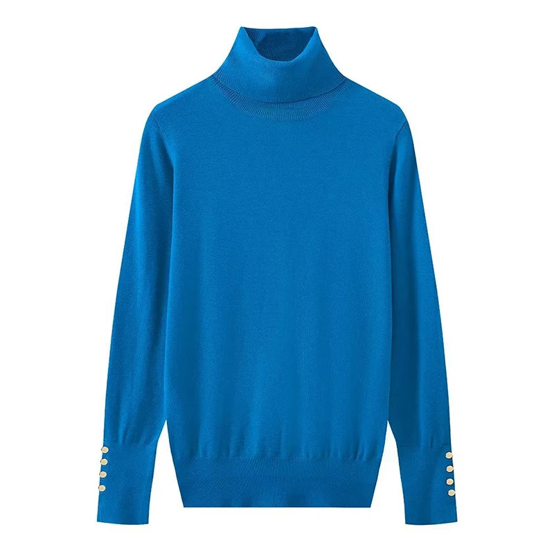 Classic Turtleneck Knit Sweater
