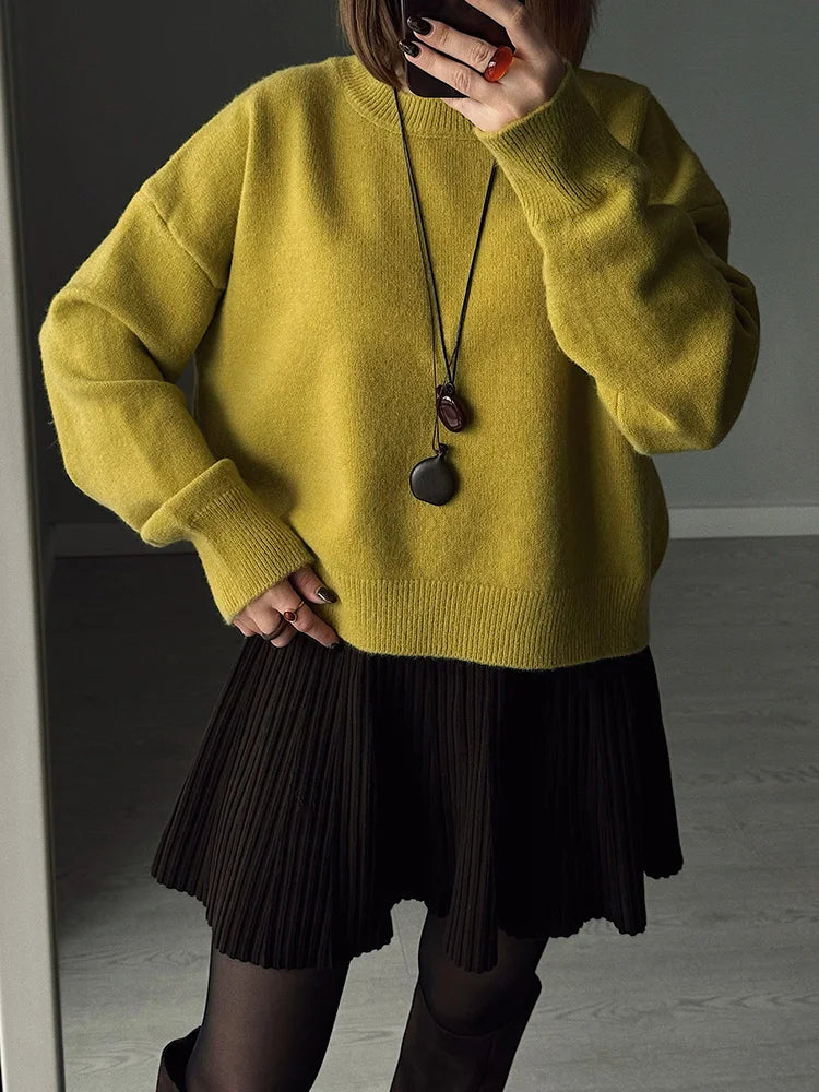 Knit Sweater & Mini Skirt Co-Ord