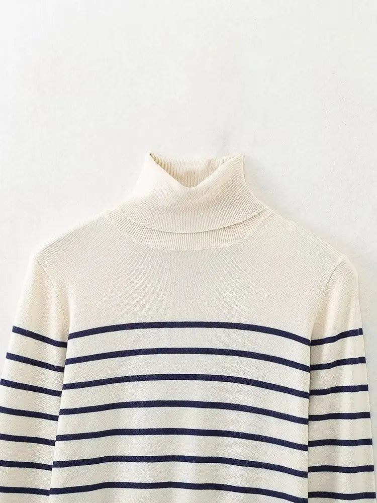 Classic Turtleneck Knit Sweater