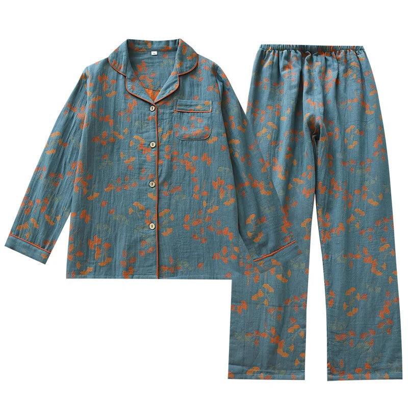 Women’s Cotton Jacquard Pajama Set