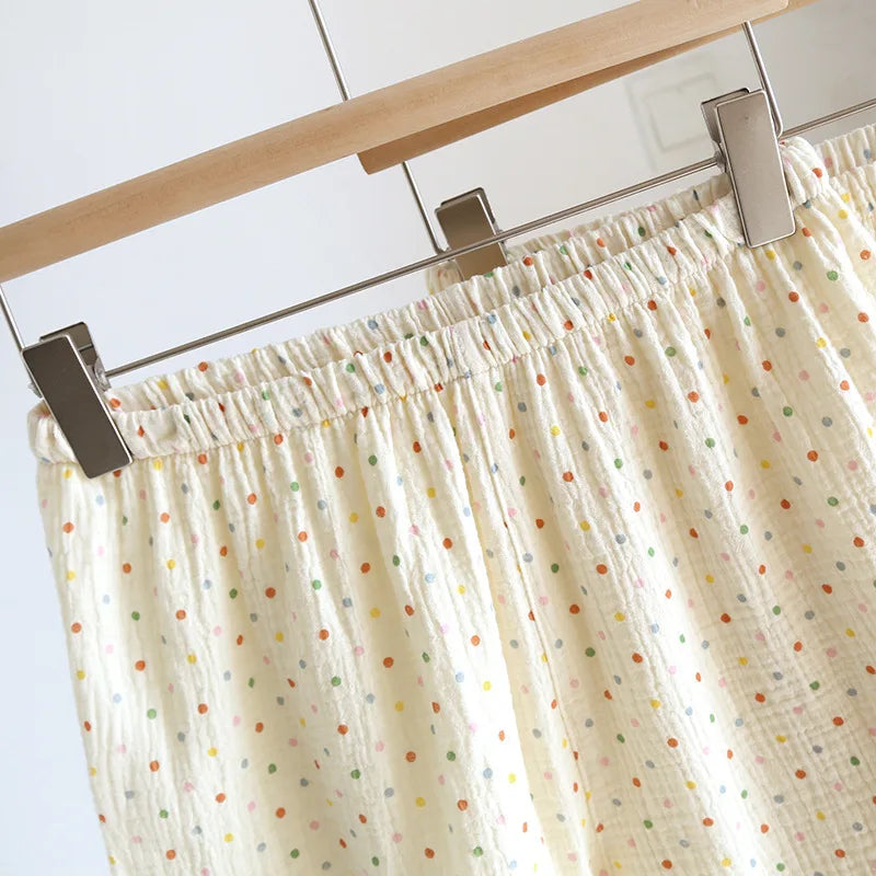 Women’s Cotton Crepe 3-Piece Pajama Set