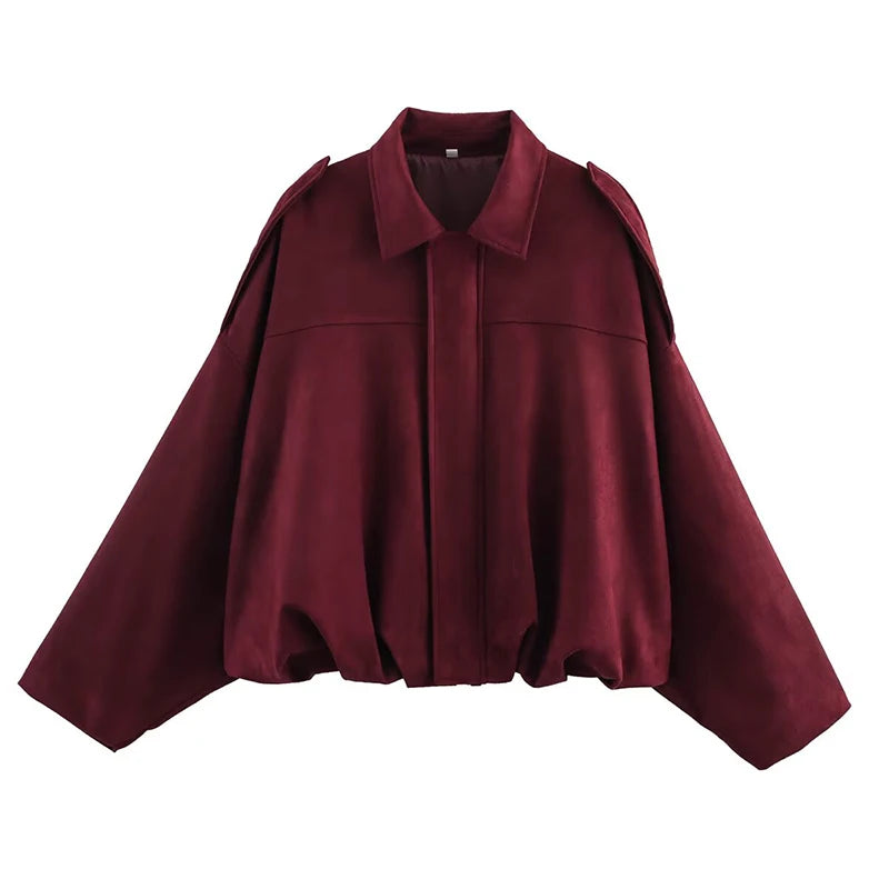 Maroon cape on a white background