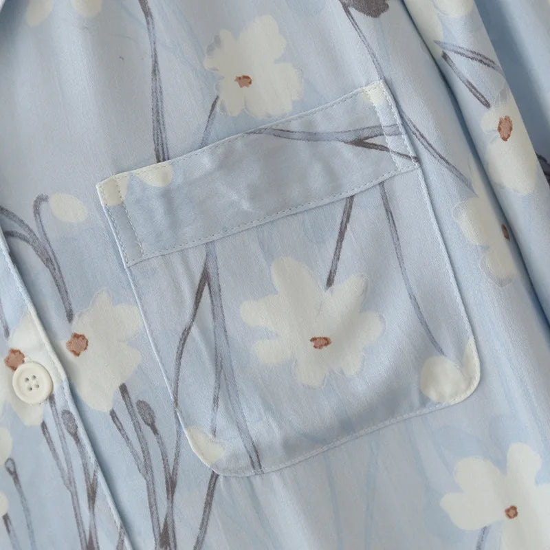 Women’s Cotton-Silk Pajama Set