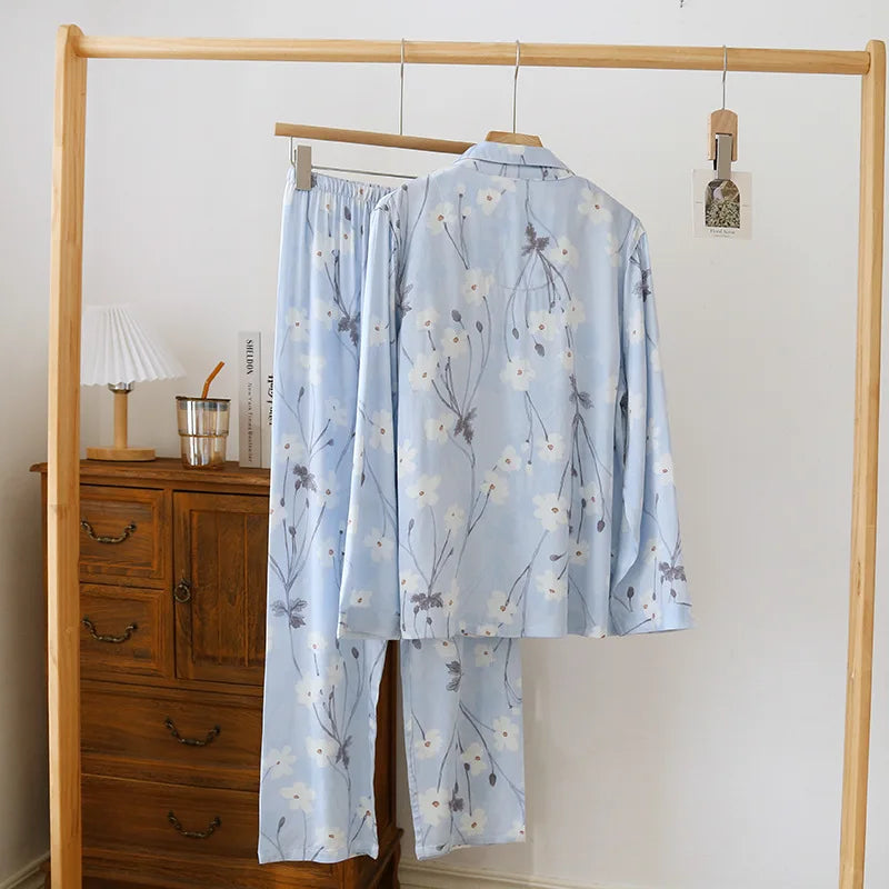 Women’s Cotton-Silk Pajama Set