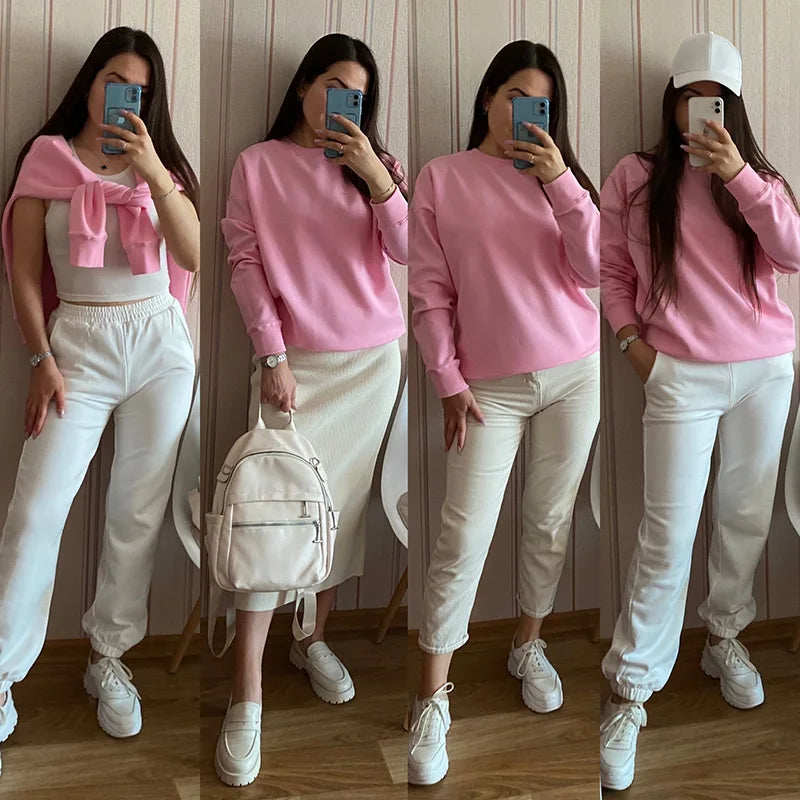 Oversized Cotton Sweatshirt