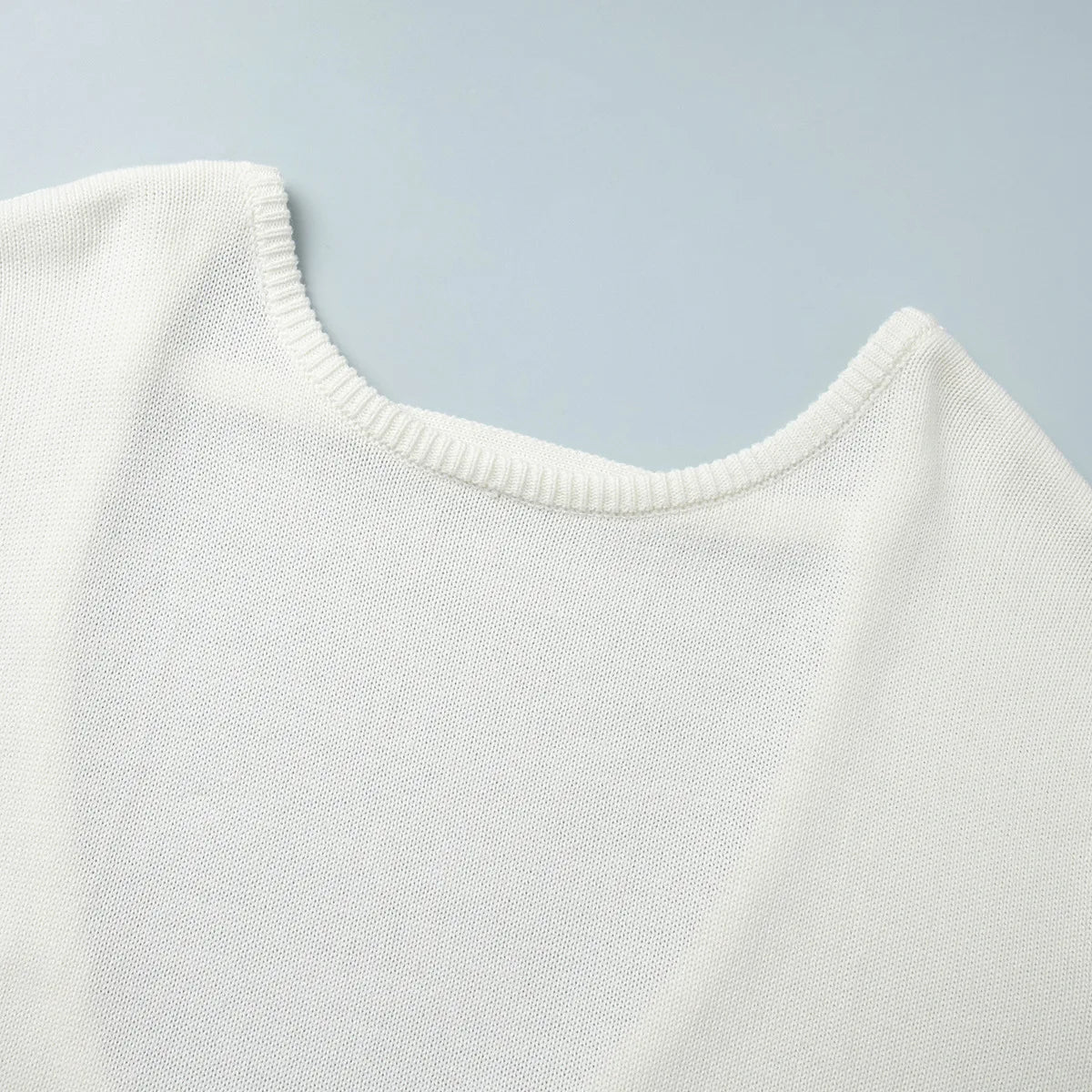 Backless Loose Knit Sweater