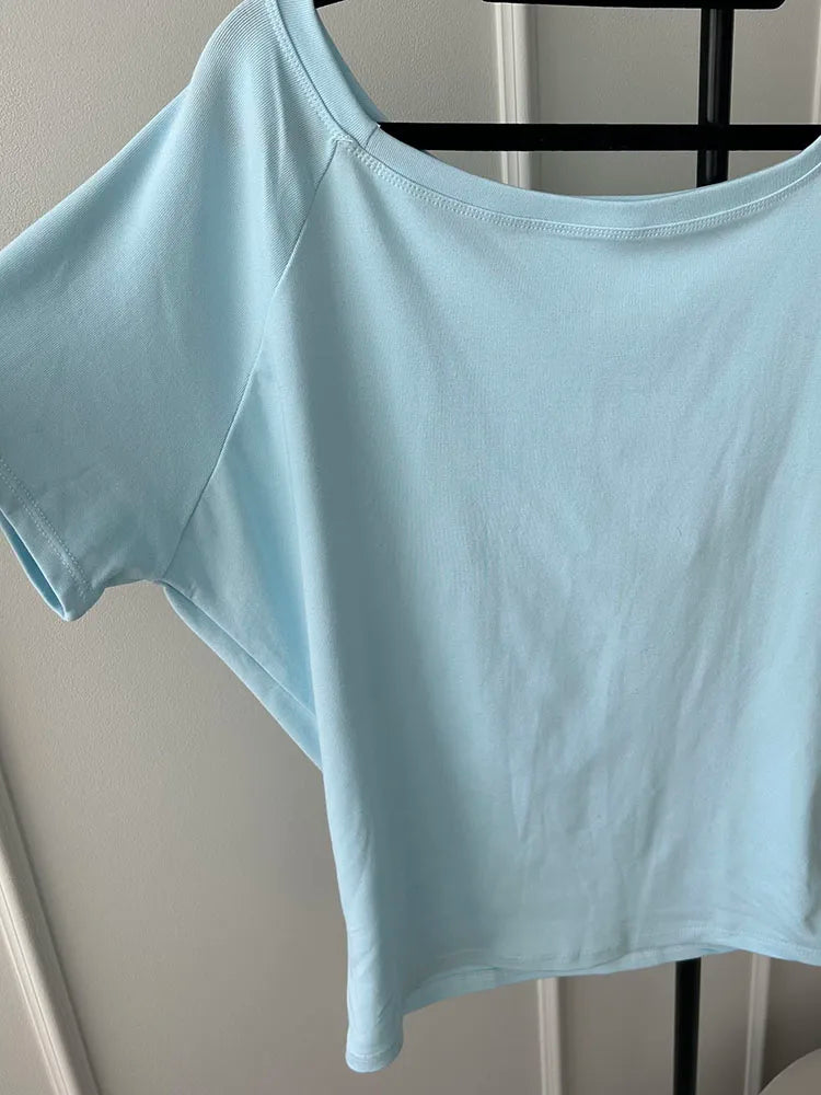 Off-Shoulder Oversized T-Shirt