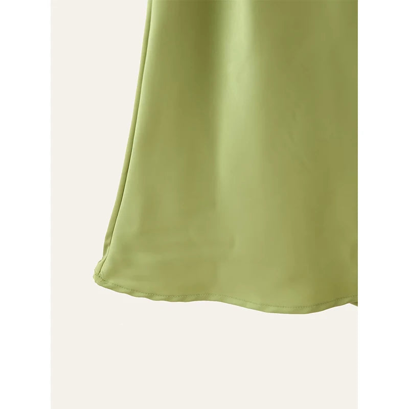 Green::Green fabric swatch on a white background