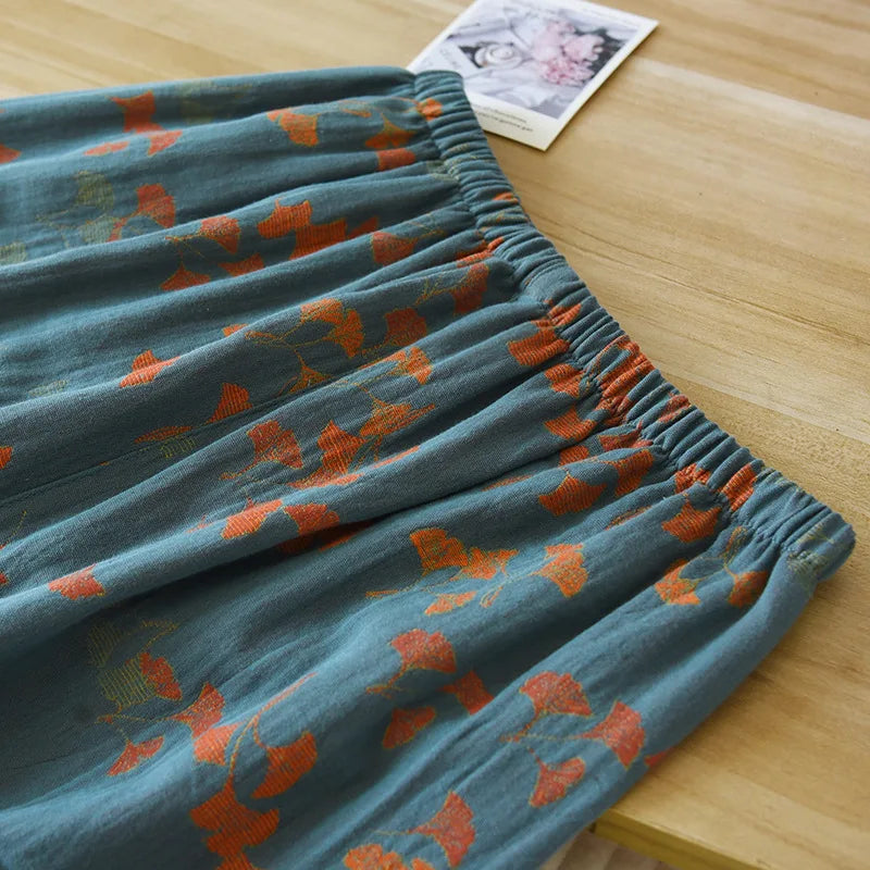 Women’s Cotton Jacquard Pajama Set